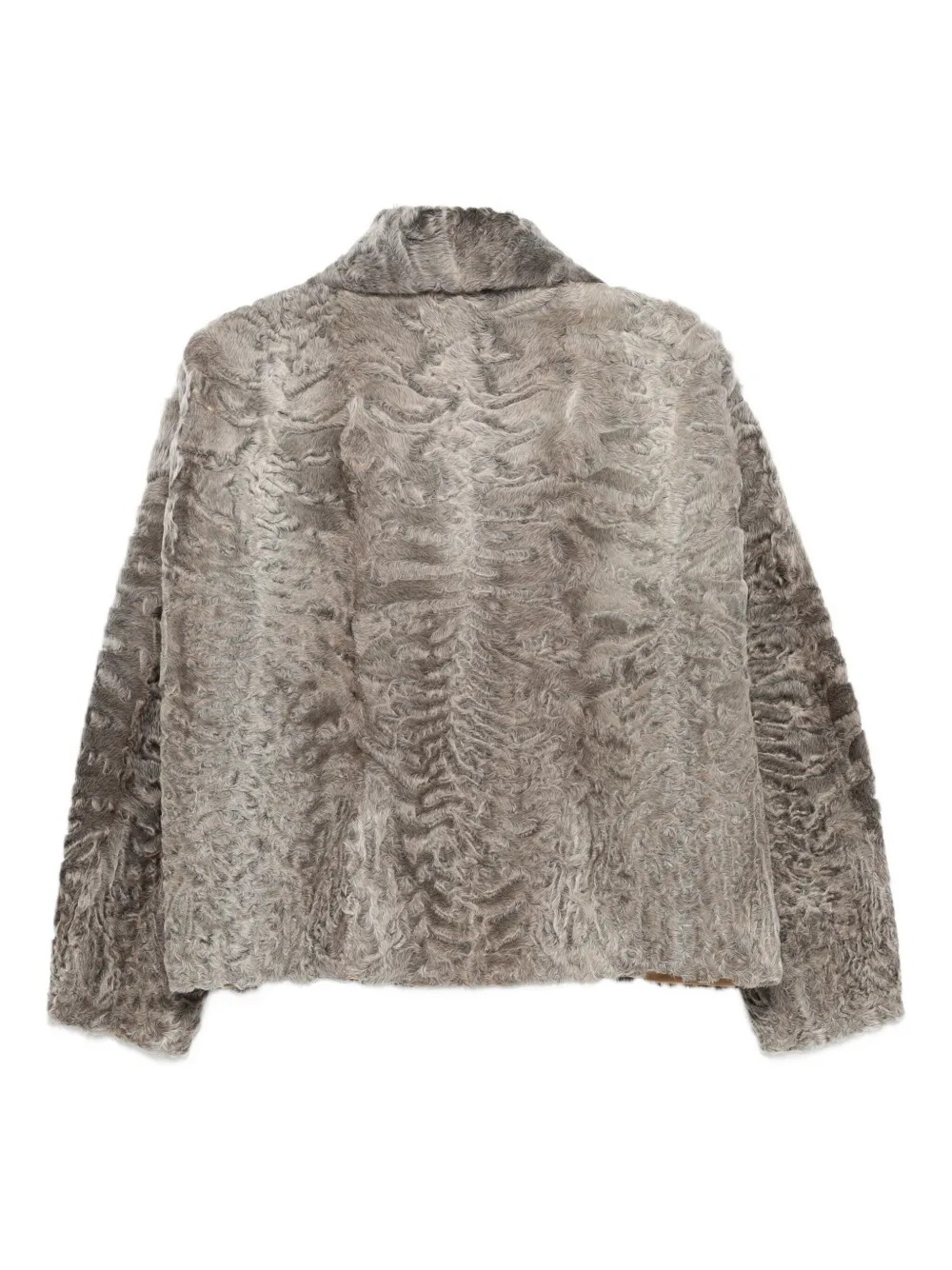 Liska Long-sleeve Coat In Gray