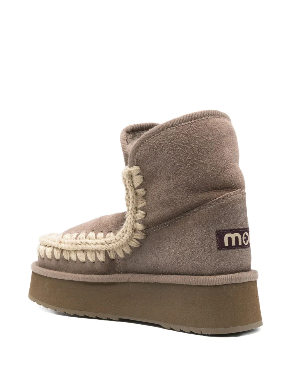 Mou Mini Eskimo Platform Boots In Brown