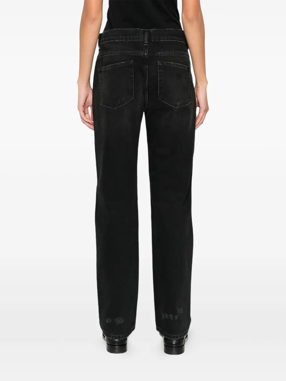 The Garment Jeans met zak Zwart