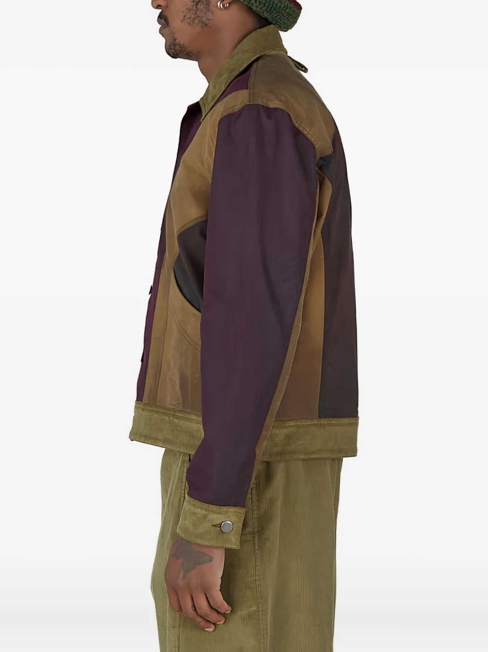 Nicholas Daley panelled-design shirt jacket | Shirt Jackets | Image 2