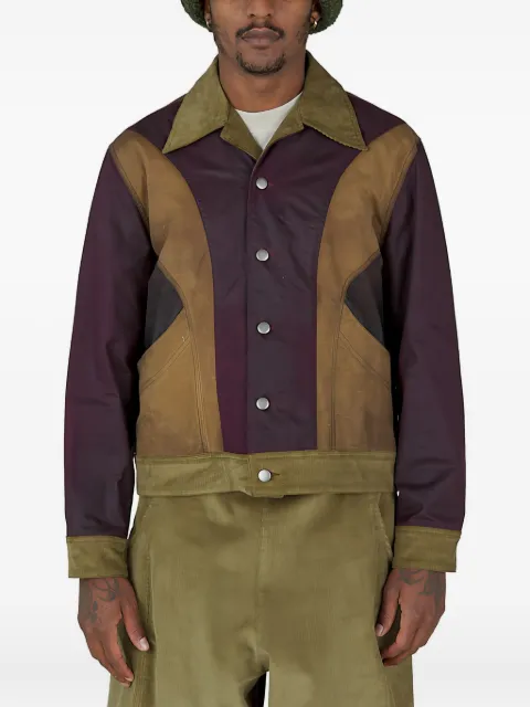 Nicholas Daley panelled-design shirt jacket 