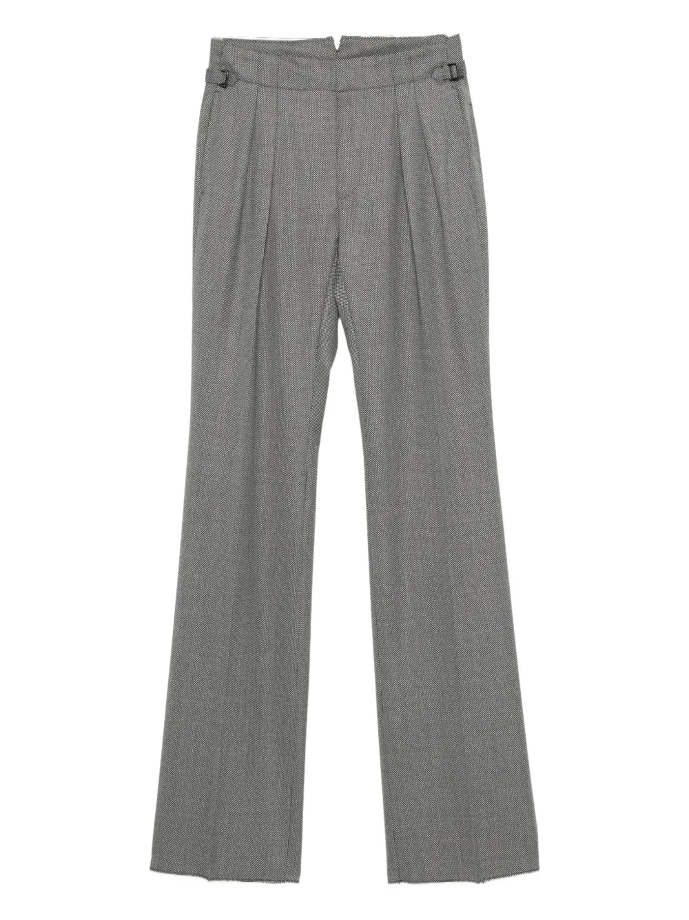 Tom Ford Tailored Wool Trousers In Gray