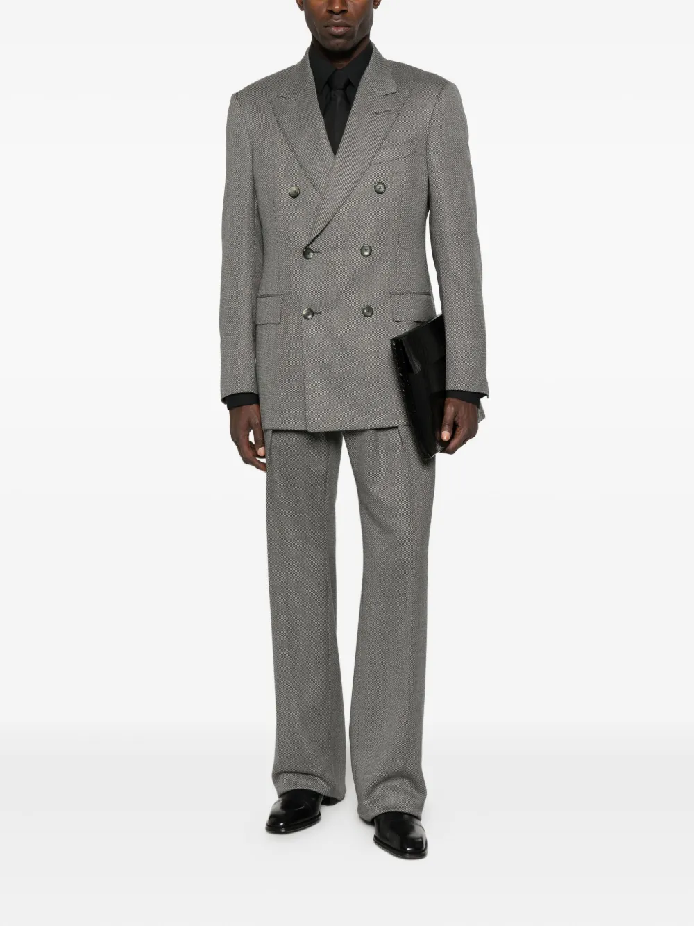 TOM FORD tailored wool trousers - Grijs