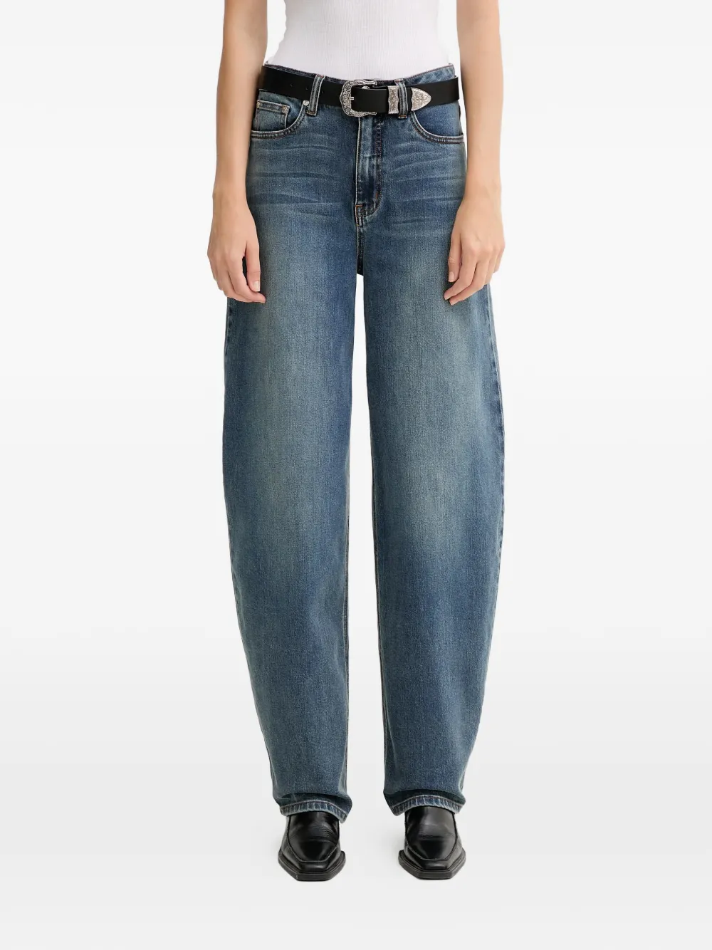 Gestuz Jeans con design a cinque tasche - Blu