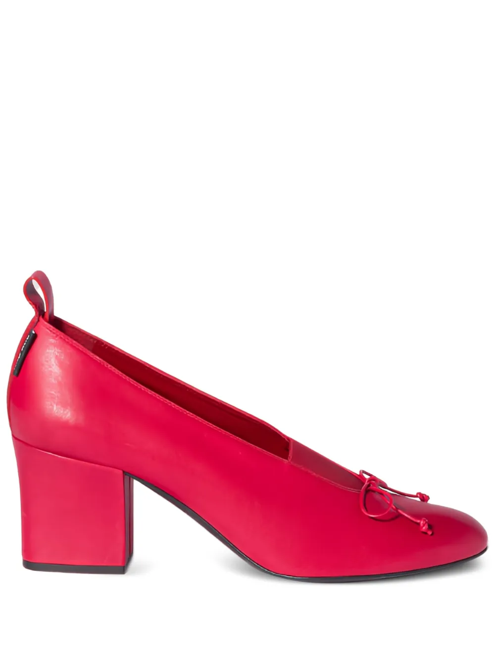 Miu Miu 65mm block-heel pumps | Red | Image 1