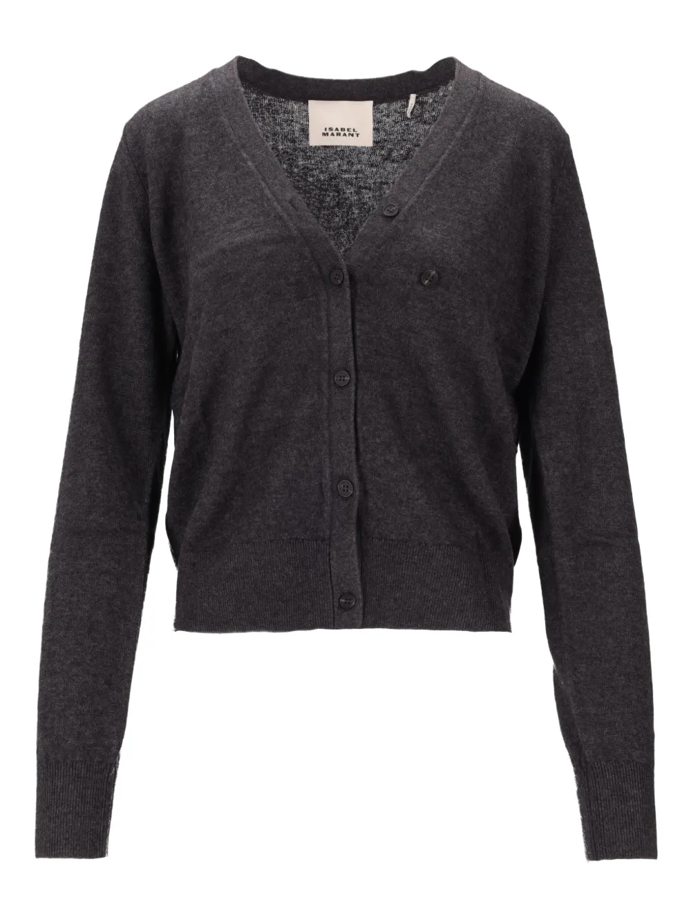 ISABEL MARANT Carline buttoned cardigan | Grey | Image 1