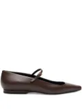 LouLou de Saison Alice pointed-toe ballet flats - Brown