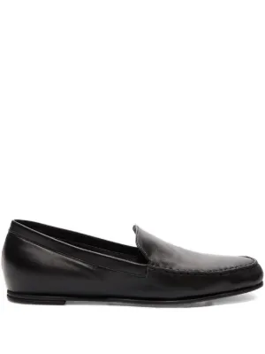 LEMAIRE Leather Loafers | Black | FARFETCH GE