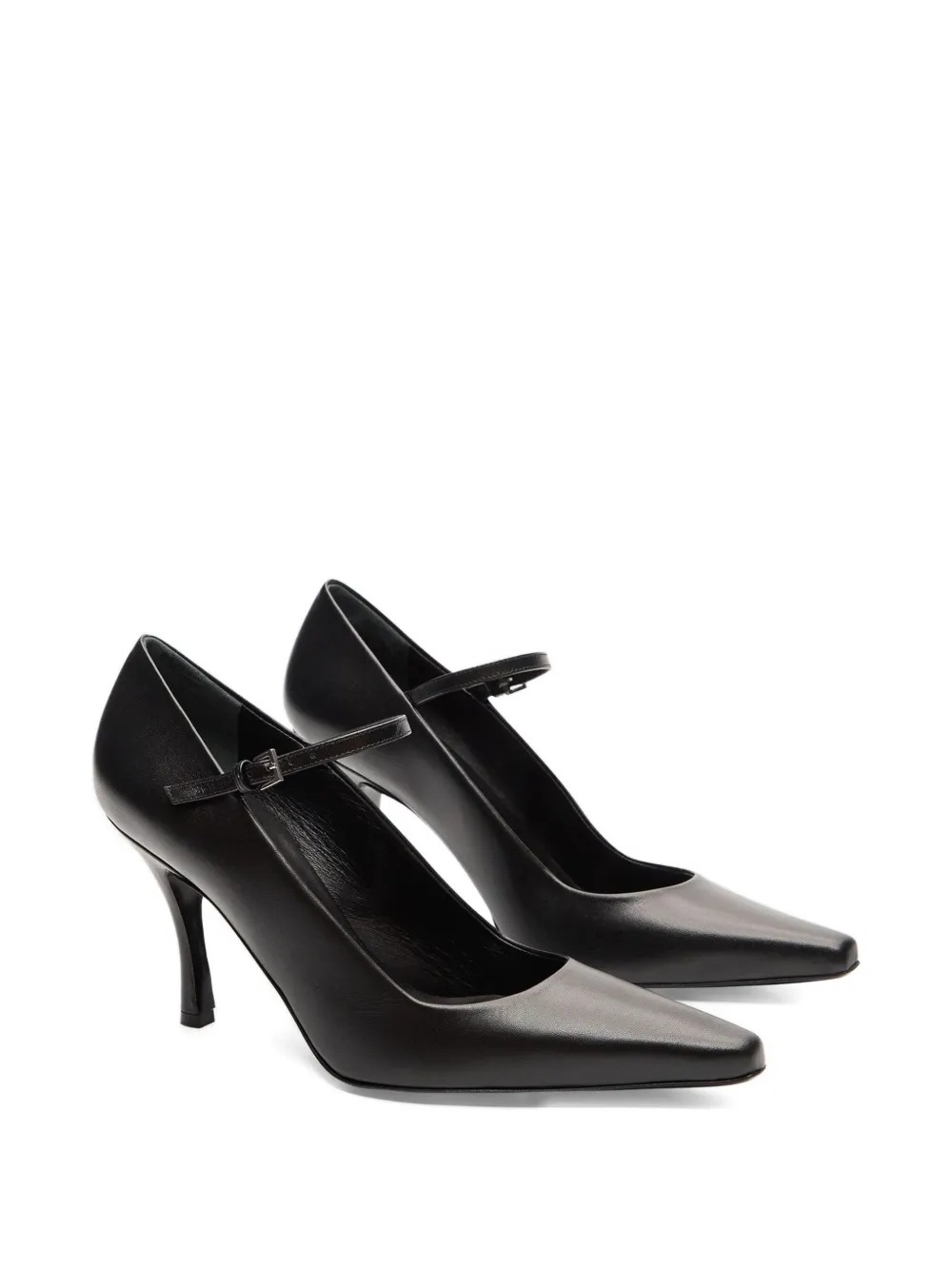 LouLou de Saison 85mm Carey pointed-toe heeled pumps Black