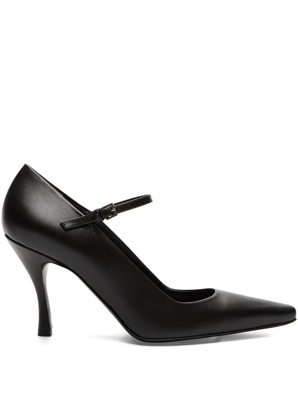 LouLou de Saison 85mm Carey pointed-toe heeled pumps Black