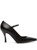 LouLou de Saison 85mm Carey pointed-toe heeled pumps - Black