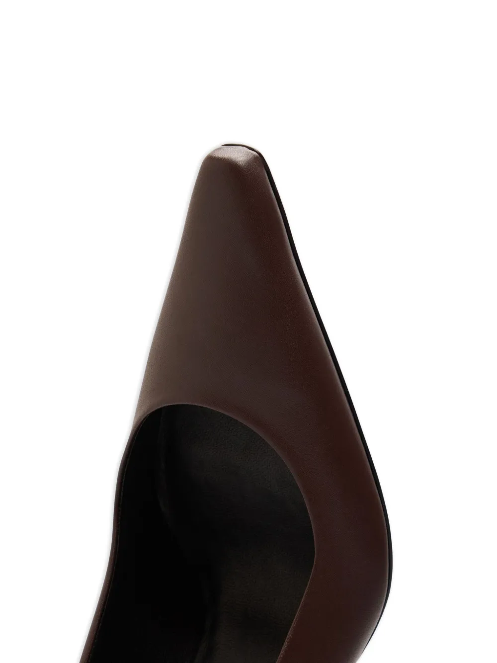 LouLou de Saison 85 mm Carey leren pumps Bruin