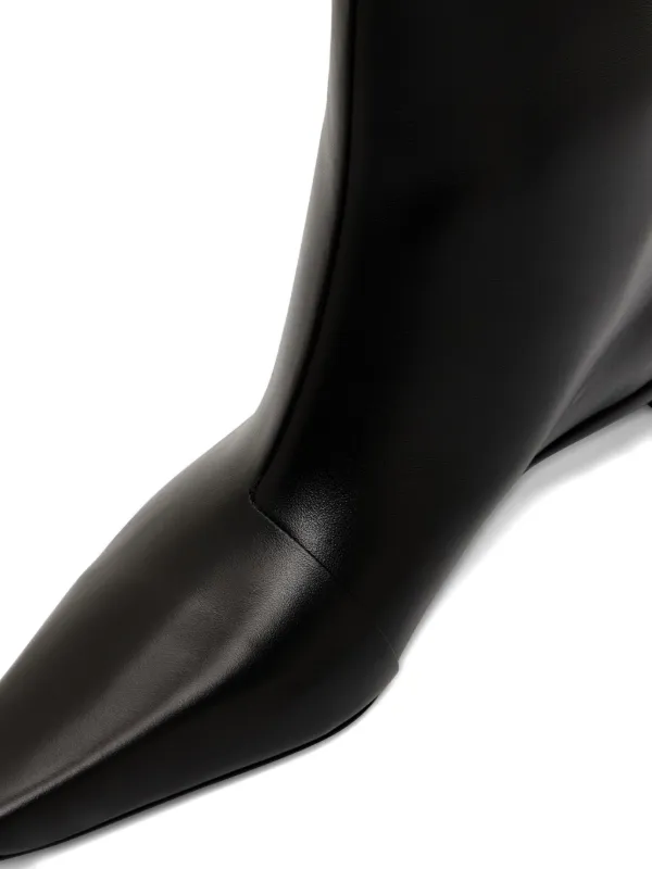 LouLou De Saison 35mm Celine Lds Leather pointed-toe Ankle  display picture 1