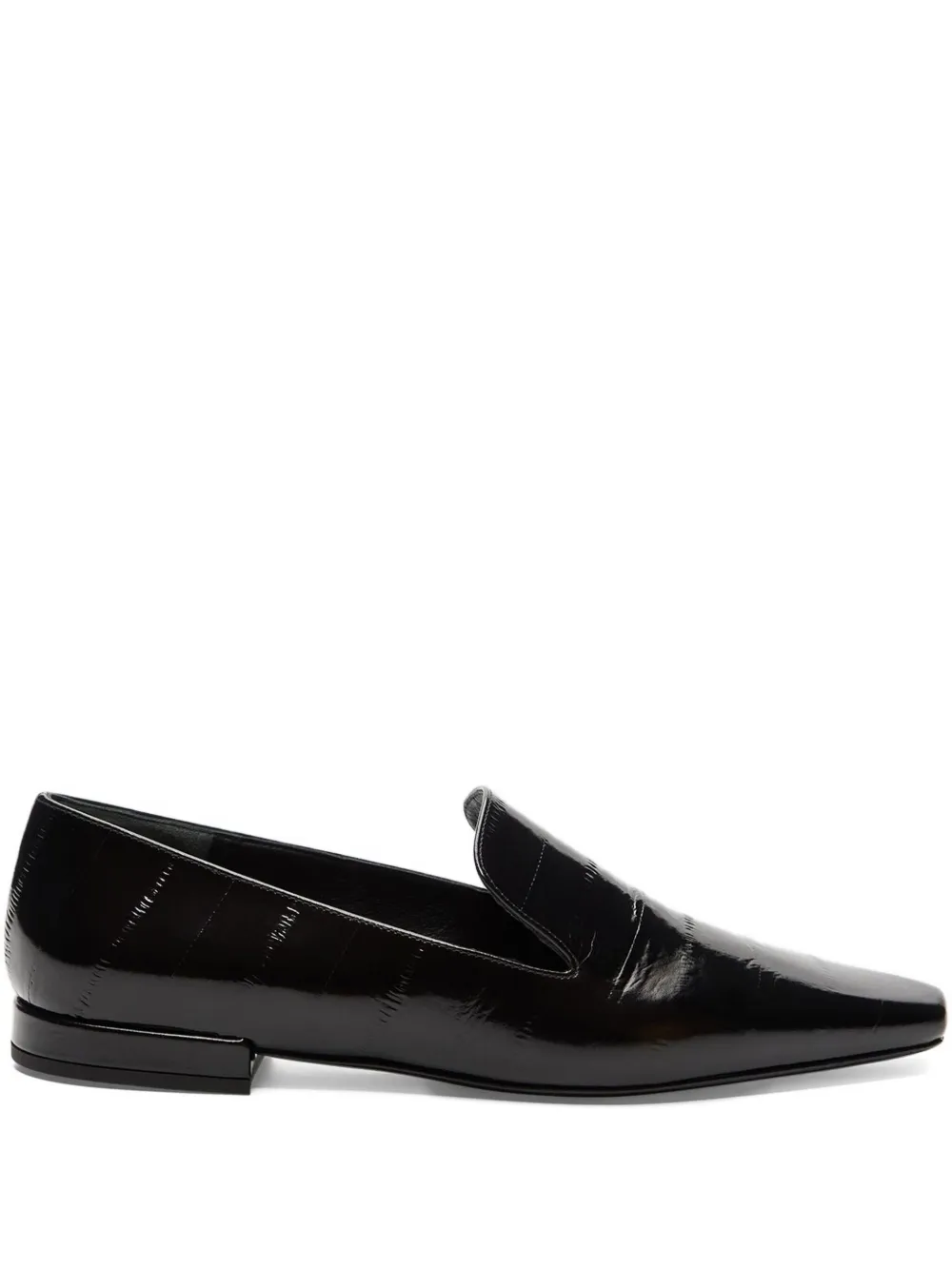LouLou de Saison Emmet leather loafers Black