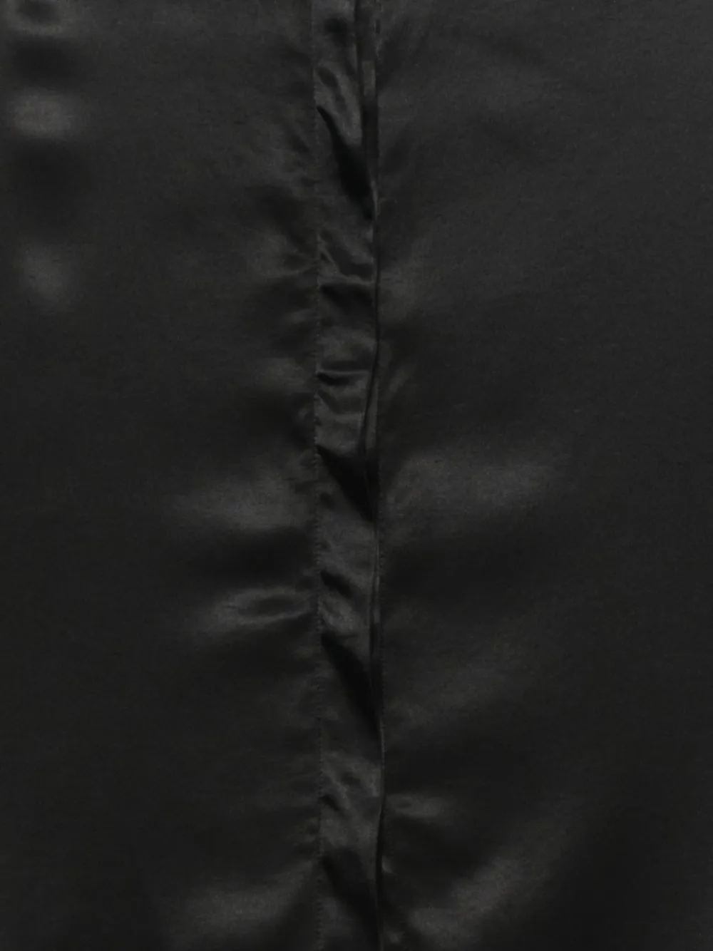 Thom Krom Satin-finish Shirt In Black