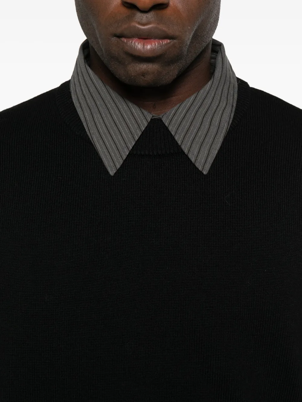 Sunflower Crew Neck Sweater In Black