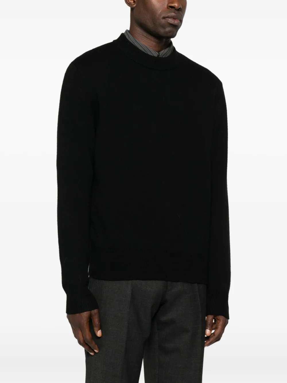 Sunflower Crew Neck Sweater In Black