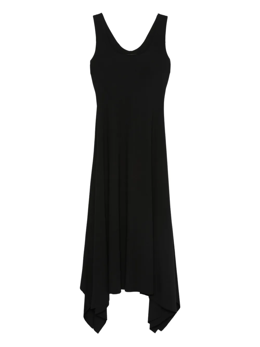 HAMZA asymmetric sleeveless dress | Black | Image 1