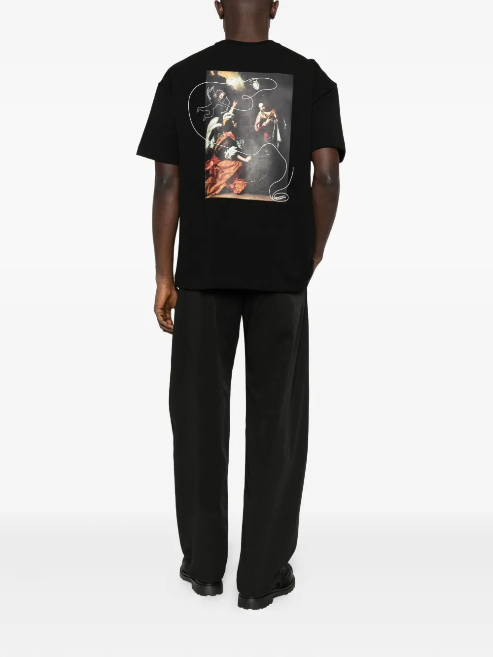 HAMZA Cupid T-shirt - Zwart