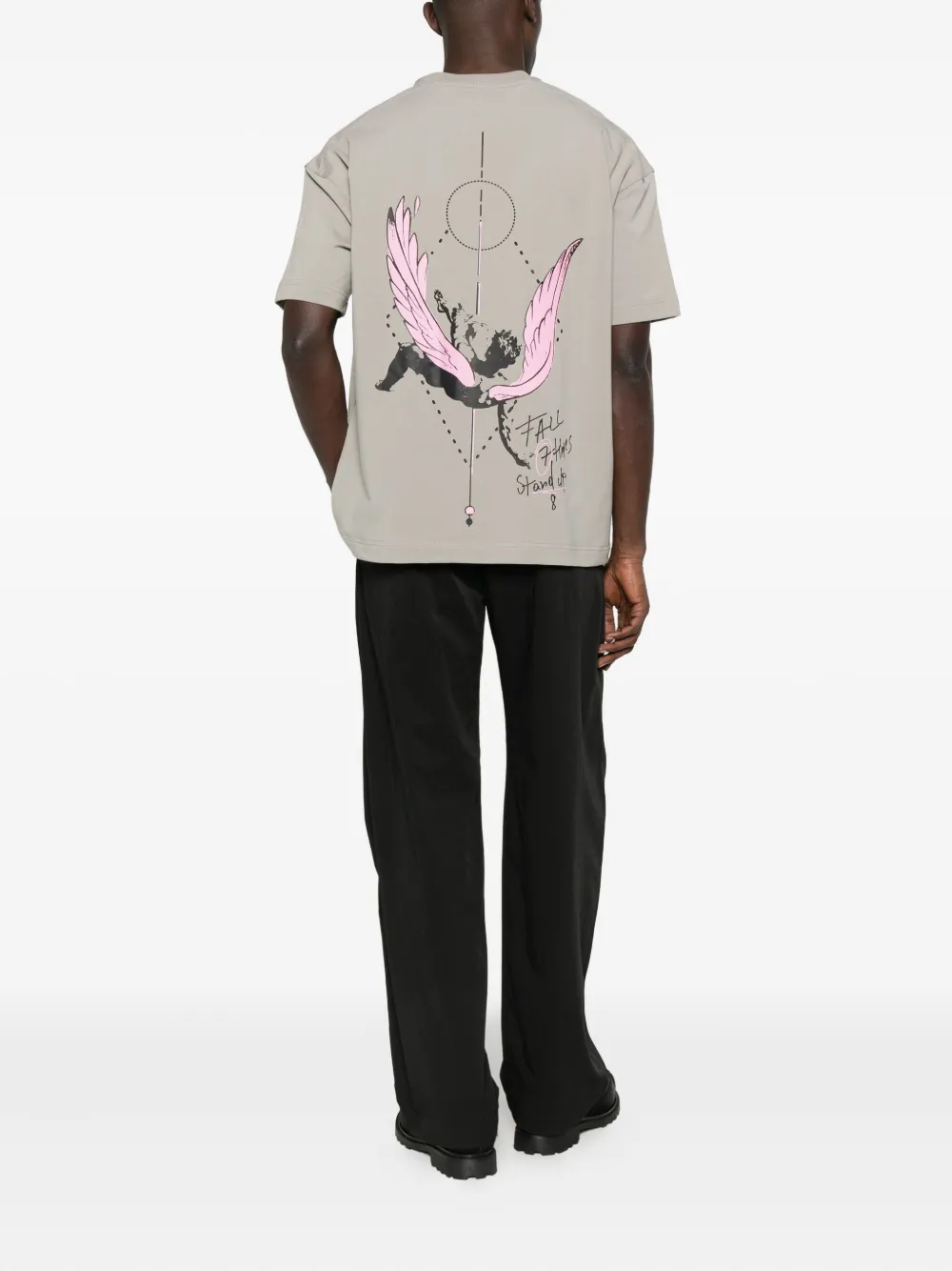 HAMZA Wings T-shirt - Grijs