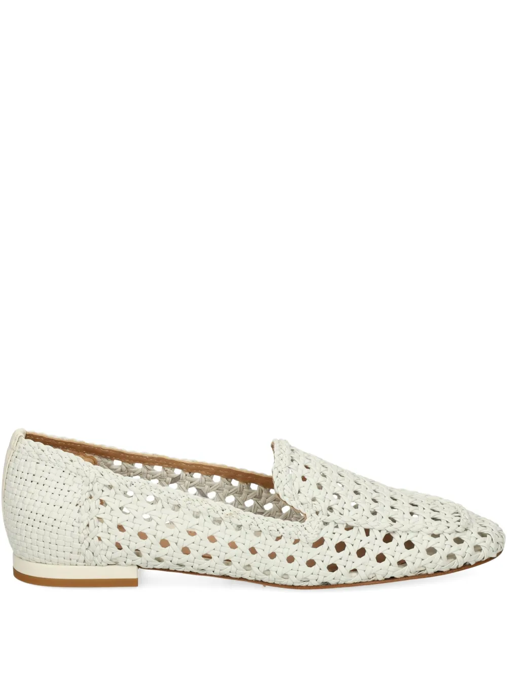 Chantal woven leather loafers | White | Image 1