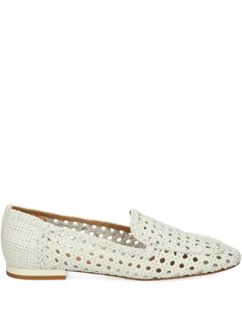 Chantal woven leather loafers