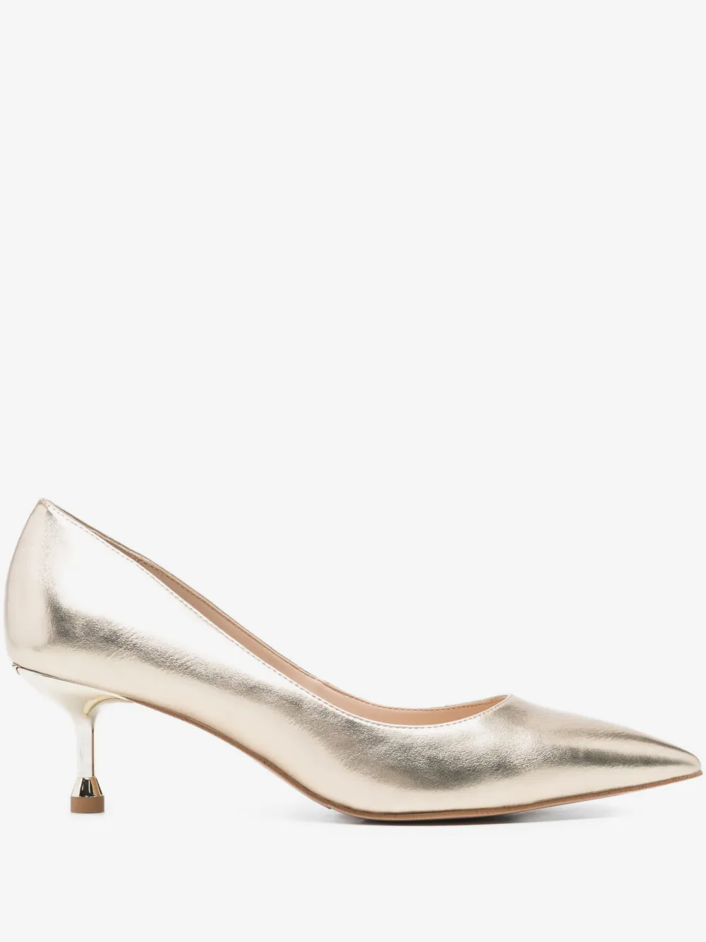 55mm pointed-toe kitten-heel pumps