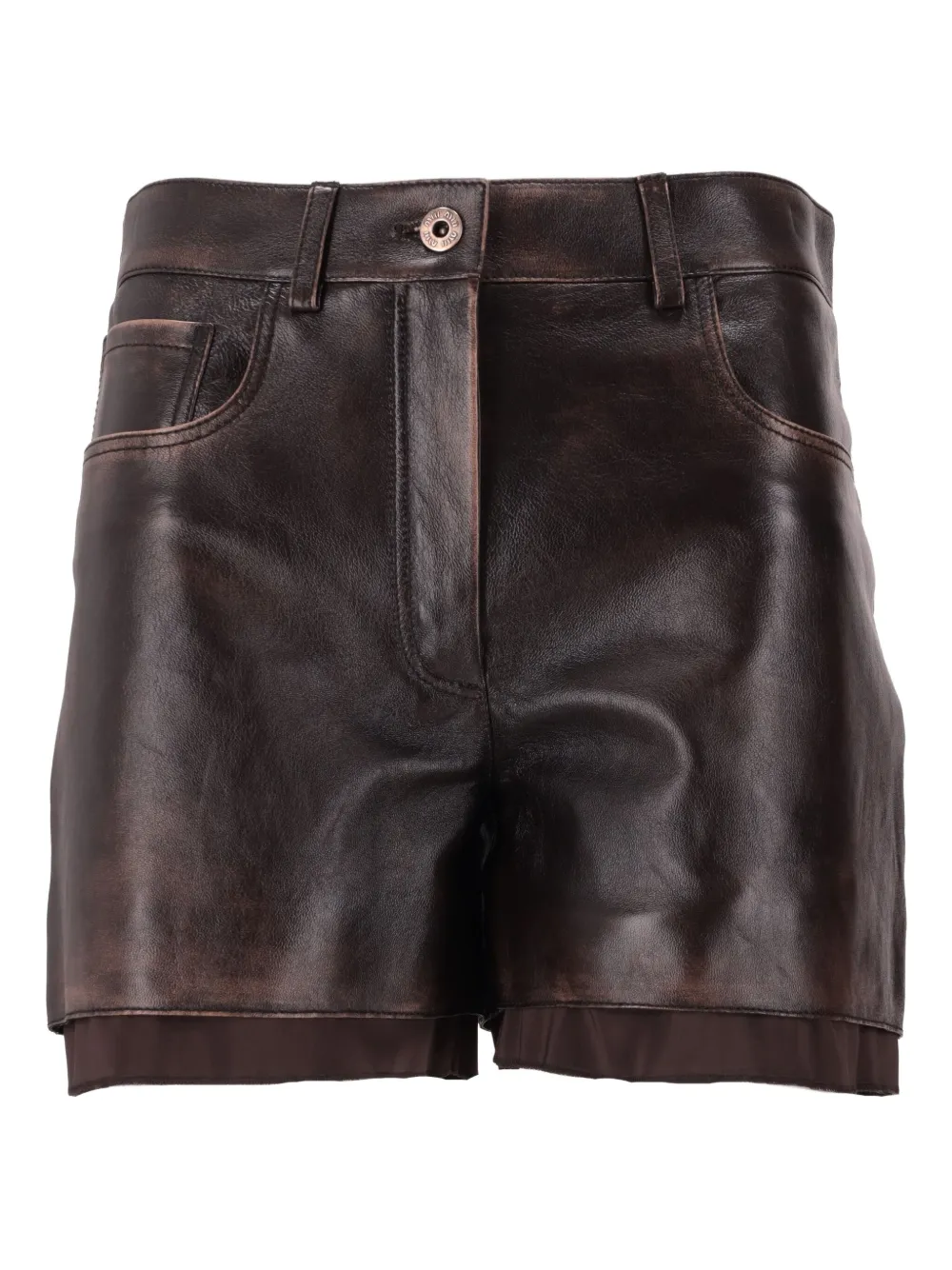 Miu Miu Shorts con tasche | marrone | Image 1