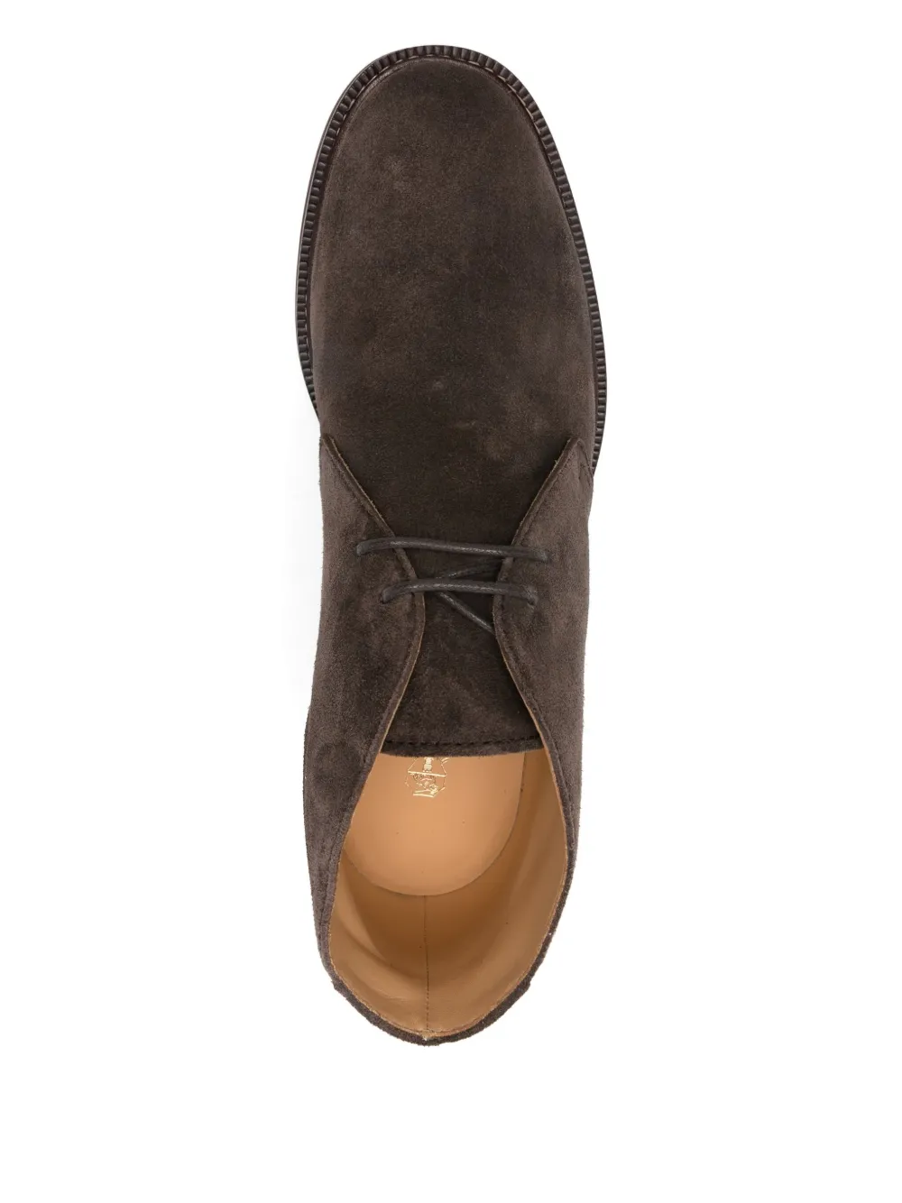 Brunello Cucinelli Suede Lace-up Desert Boots In Brown
