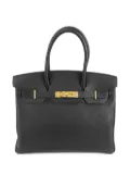 Hermès Pre-Owned 2002 Togo Birkin Retourne 30 handbag - Black
