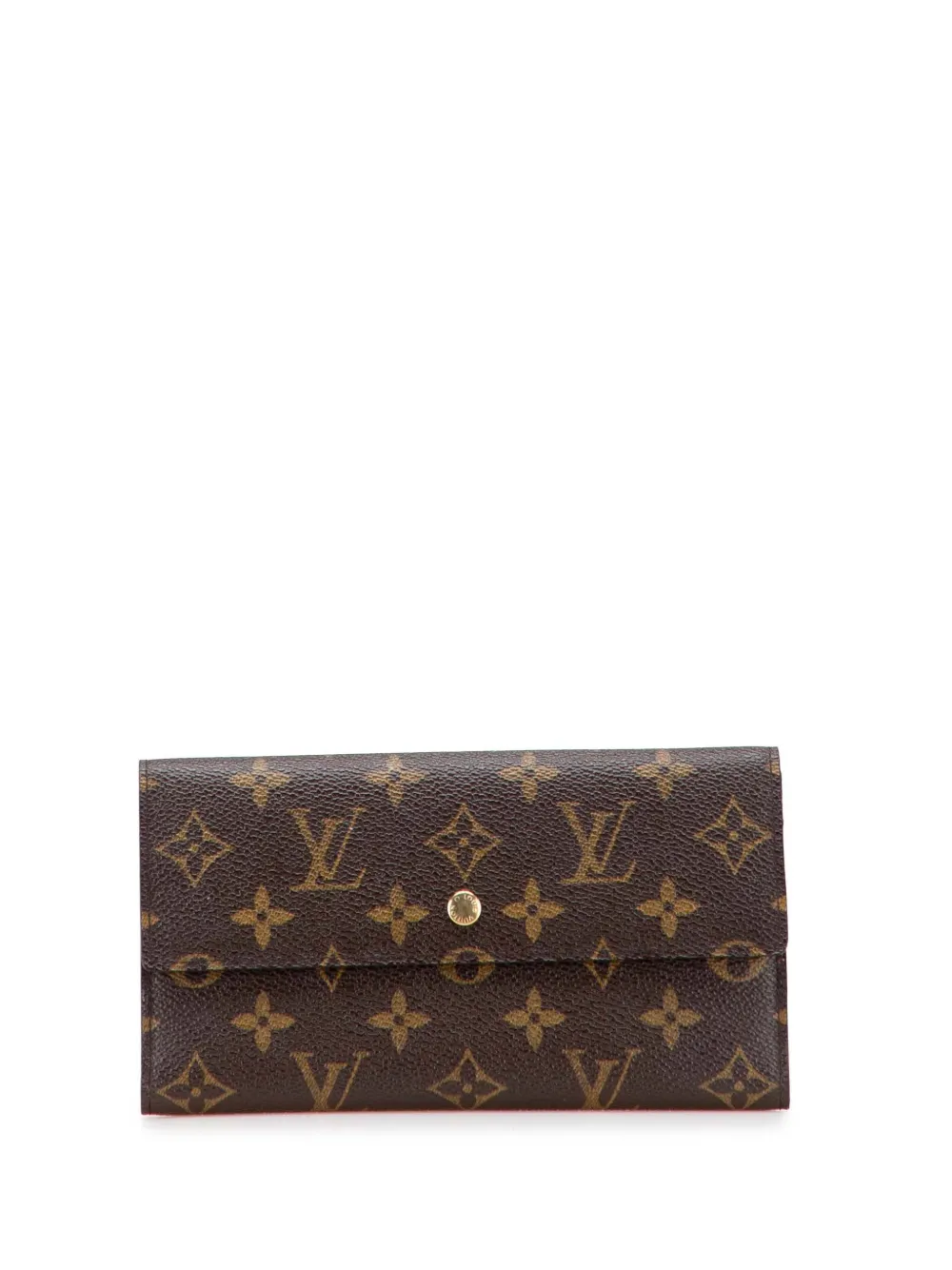 Louis Vuitton Pre-Owned 2005 Monogram Sarah Wallet long wallets | Brown | Image 1