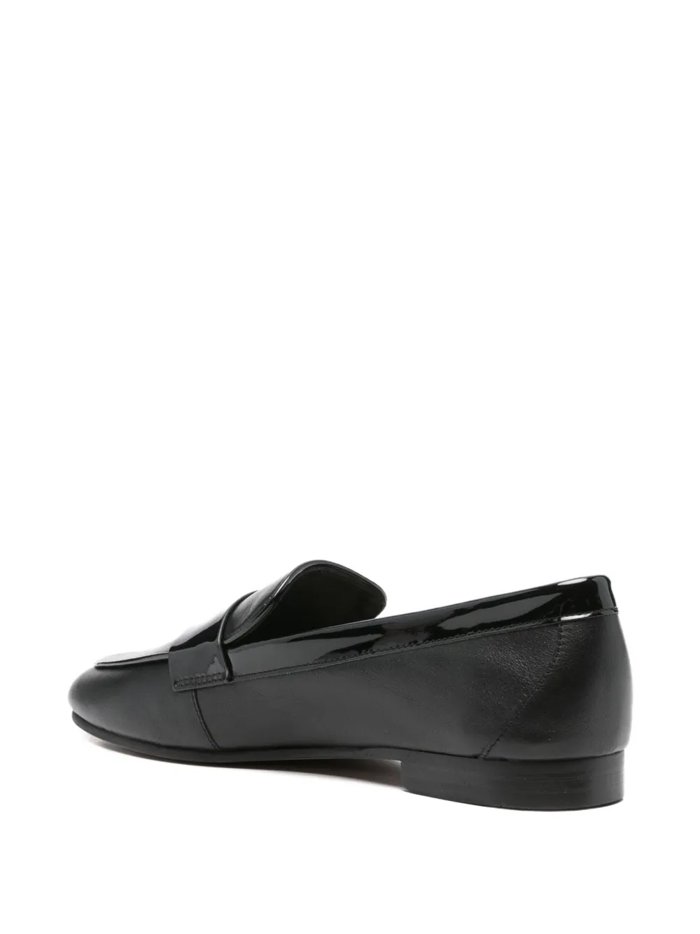 LIU JO leather loafers Black