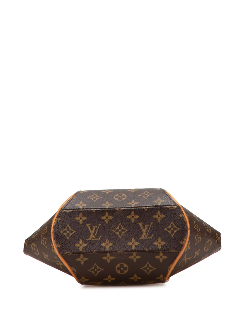 Pre-owned Louis Vuitton 1998 Monogram Ellipse Pm Handbag In Brown
