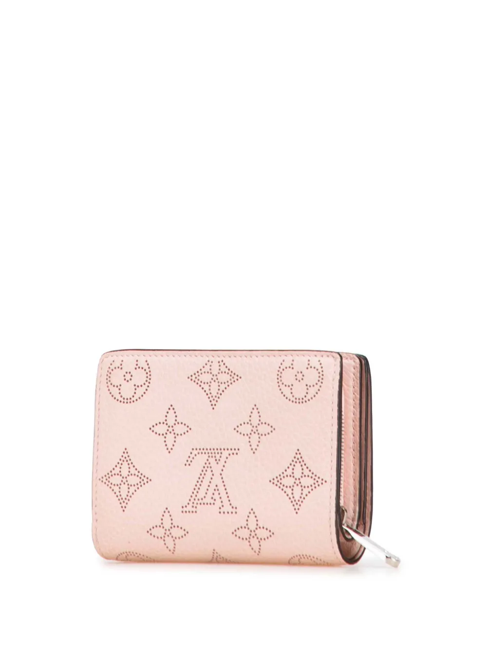 Pre-owned Louis Vuitton 2021-2025 Monogram Mahina Clea Wallet Small Wallets In Pink