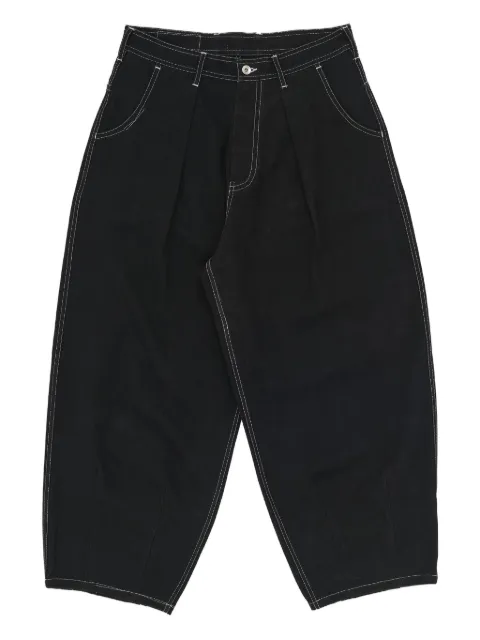 STORY mfg. pleated panel trousers