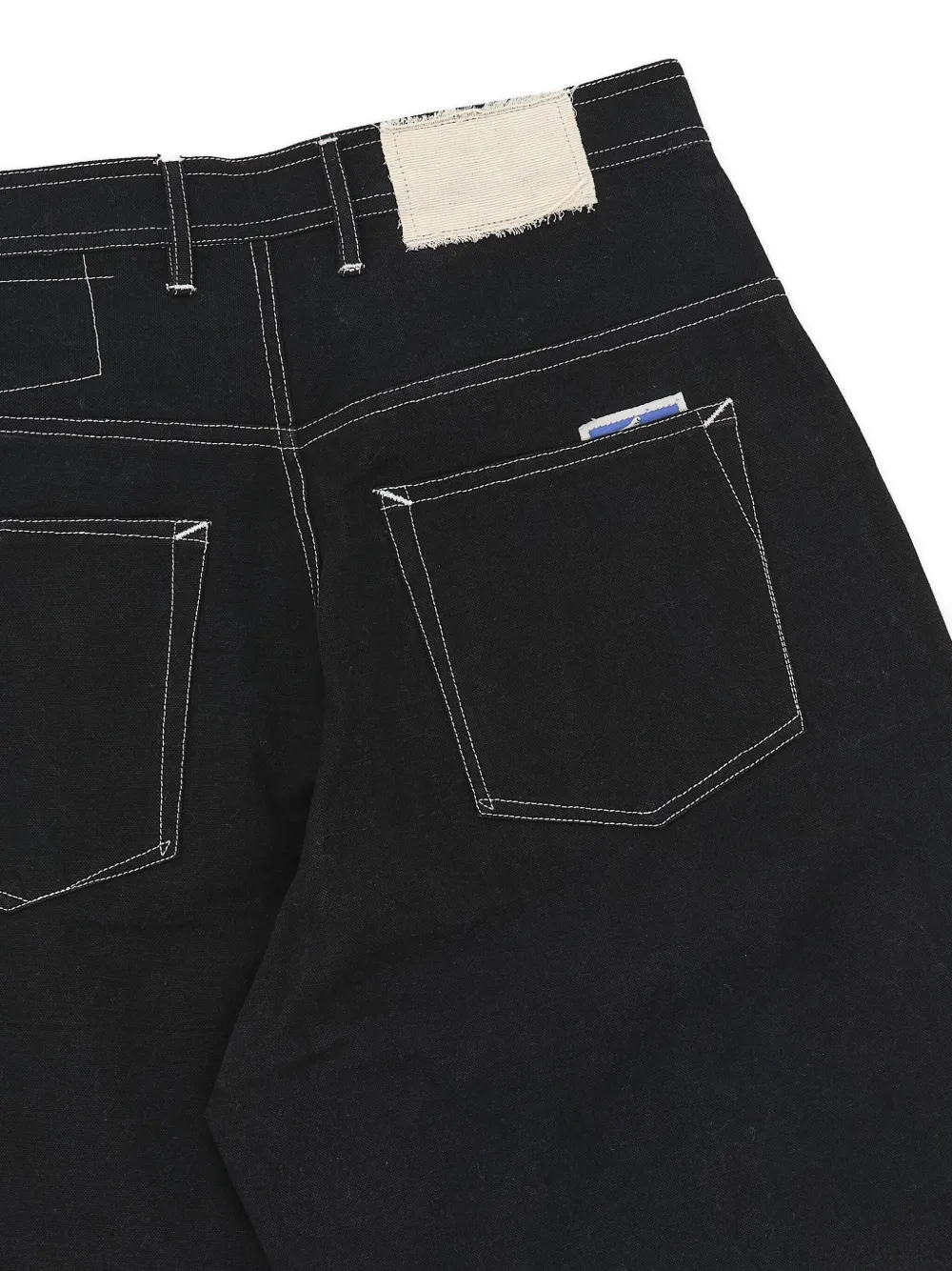 STORY mfg. Broek met geplooid vlak Zwart