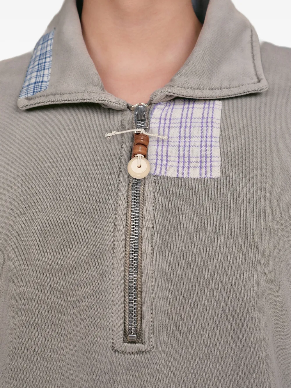 Story Mfg. Geo Sweatshirt In Gray