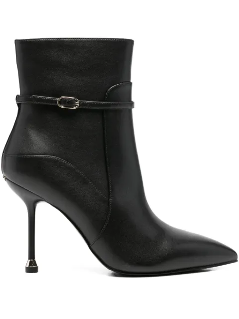 LIU JO buckle-strap pointed-toe boots
