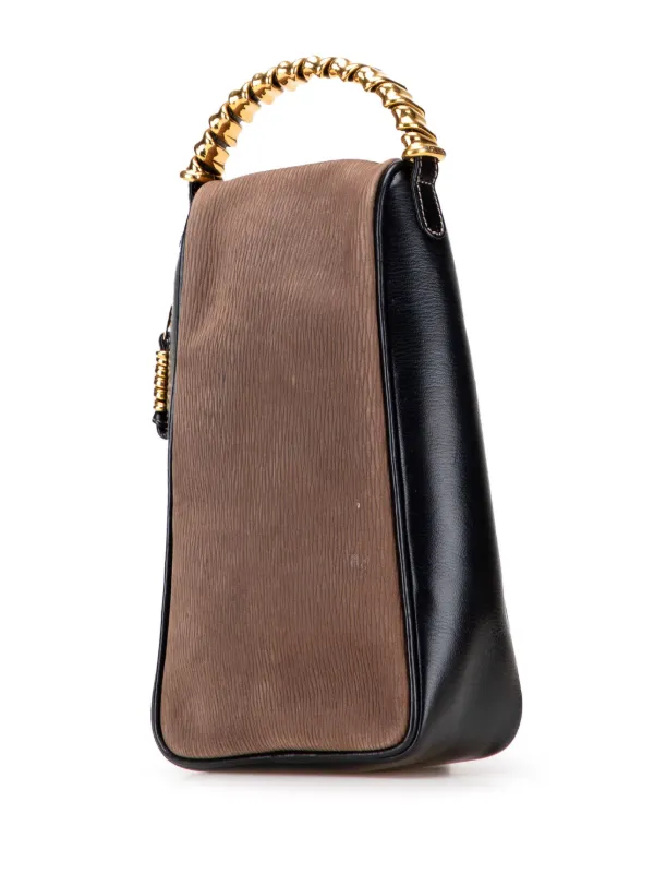 Loewe Pre-Owned 2000-2025 レザー ベラスケス ツイスト トップ