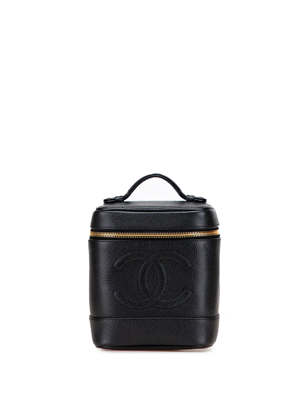 CHANEL Pre-Owned 2000-2002 CC Caviar Case vanity bag | Black | Image 1