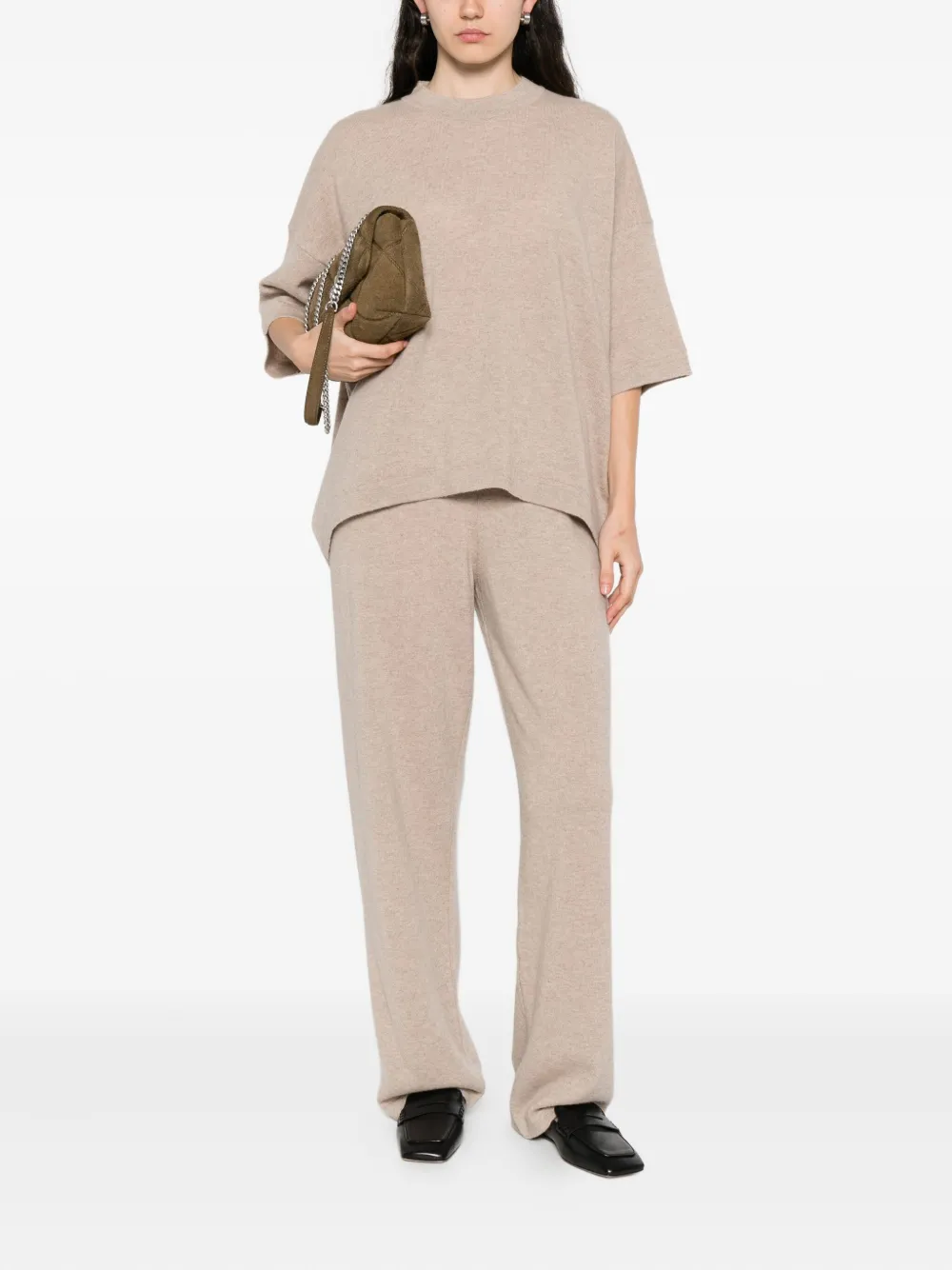 Mr. Mittens Donah broek met elastische taille - Beige