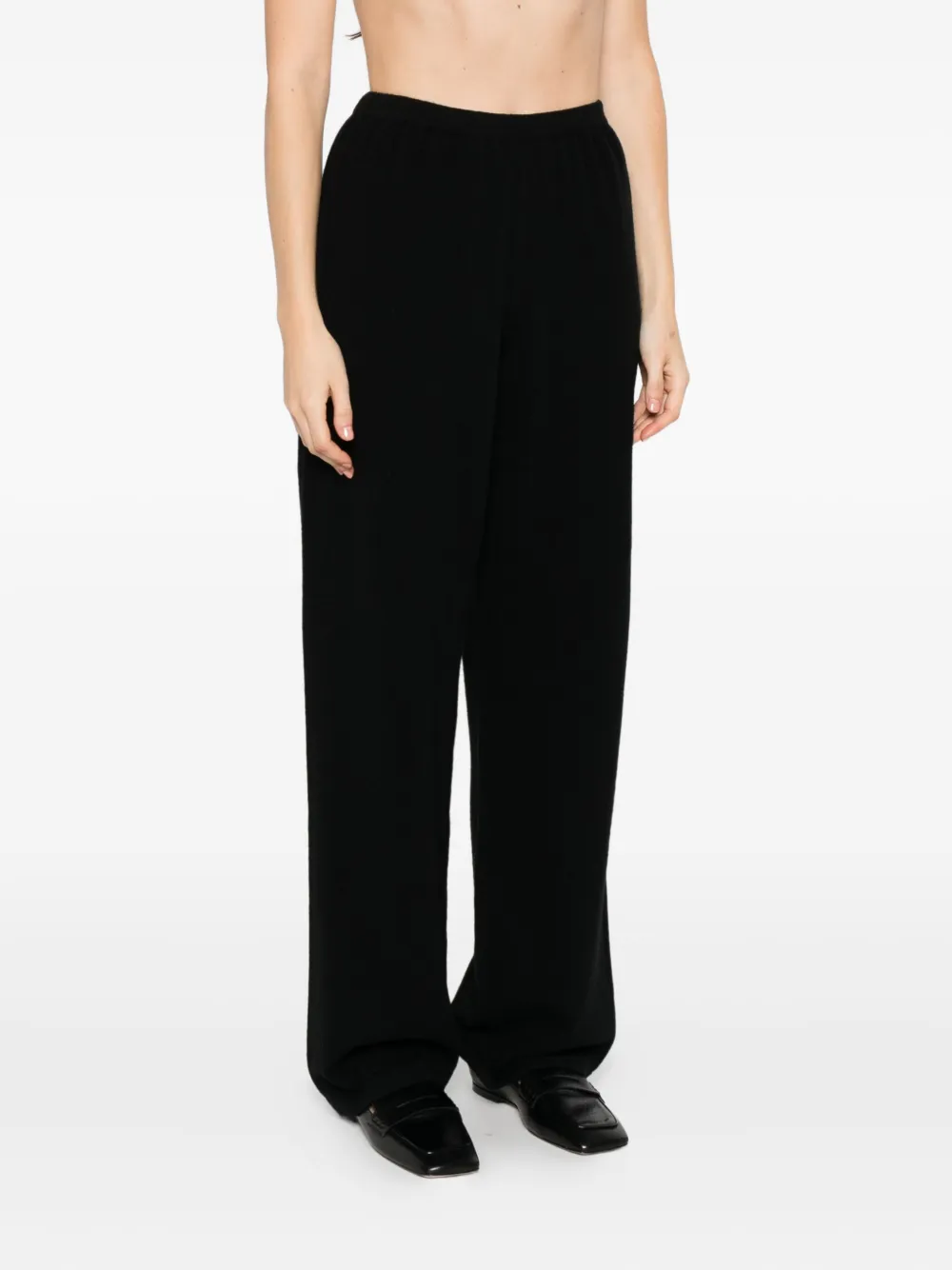 Mr Mittens Donah Elastic-waist Trousers In Black