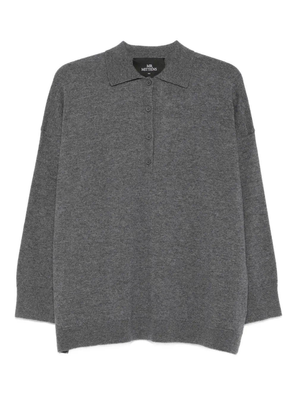 Mr. Mittens Gigi polo-neck sweater | Grey | Image 1
