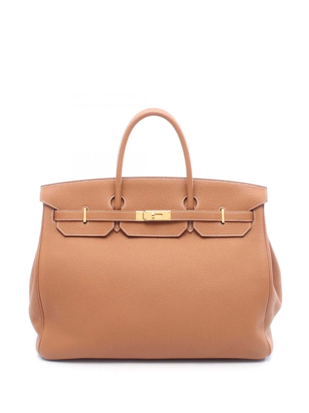 Hermès Pre-Owned 2019 Togo Birkin Retourne 40 handbag | Brown | Image 1