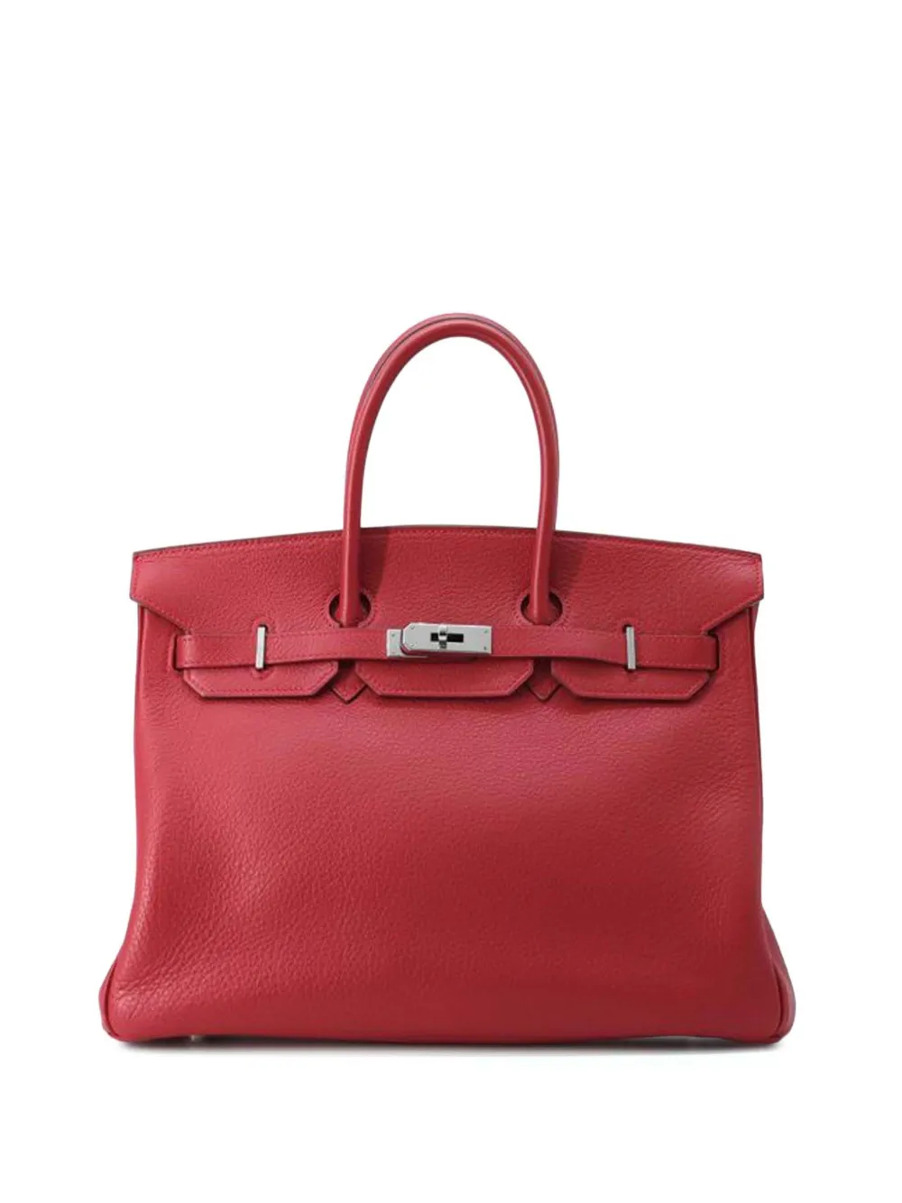 Hermès Pre-Owned 2003 Clemence Birkin Retourne 35 handbag | Red | Image 1