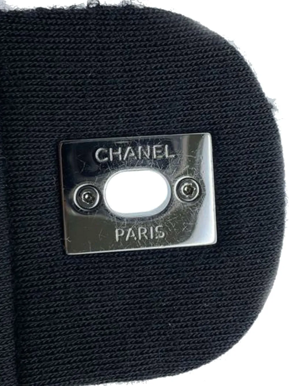 Pre-owned Chanel 2014-2015 Medium Quilted Jersey And Tweed Chain Flap Shoulder Bag In Black