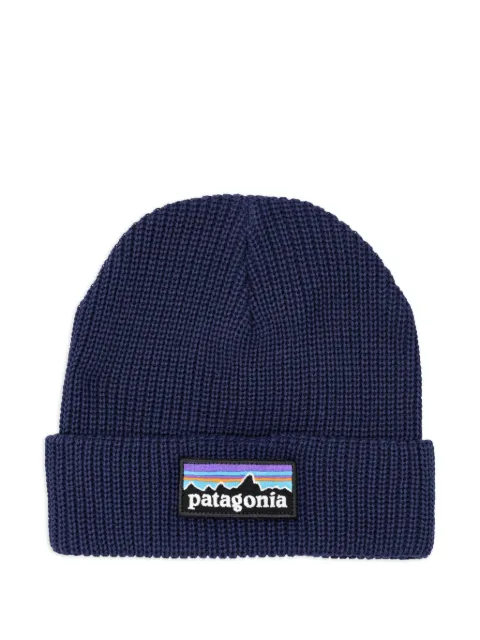 Patagonia Kids logo-patch beanie hat
