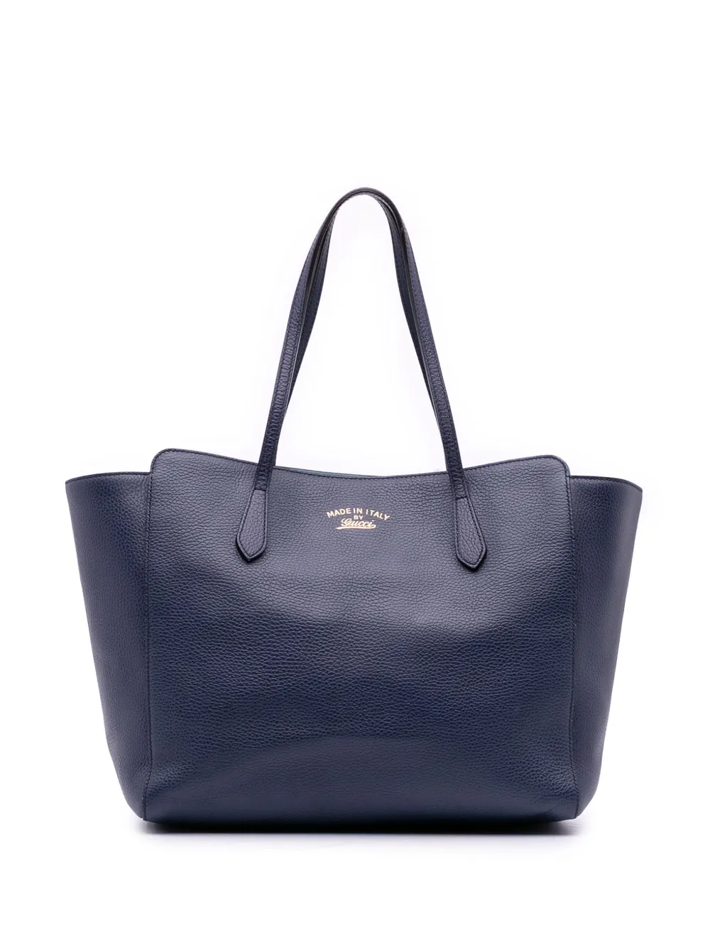 Gucci Pre-Owned 2016-2025 ミディアム レザー スウィング トートバッグ - ブルー Gucci Pre-Owned 2016-2025 ミディアム レザー スウィング トートバッグ - ブルー