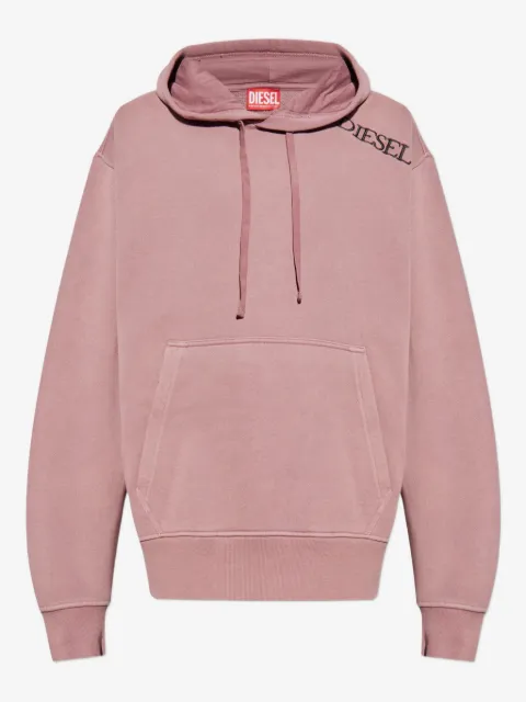 Diesel embroidered-logo hooded sweatshirt