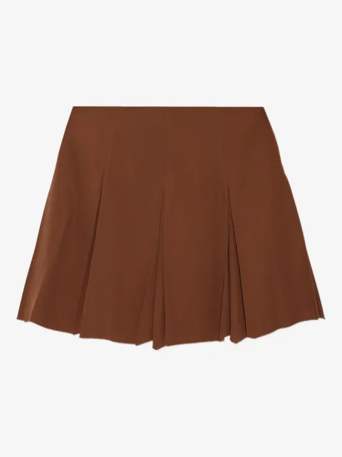 Marni jupe mi-longue en laine à design plissé